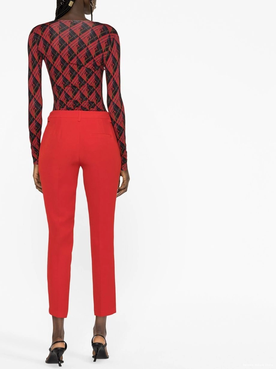 Affordable cropped trousers belted Jeans Versace Women Couture 0429